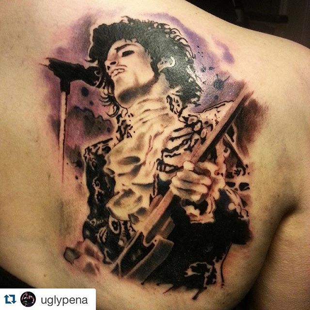 Tattoo uploaded by JenTheRipper • Watercolor Prince tattoo by