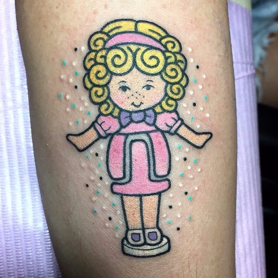 Healed polly pocket also on sarah thanks for taking care of it lovely  Polly  pocket Tattoos Mermaid tattoo