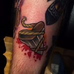 Shark Tooth Tattoo by Jordan Baker #sharktooth #shark #filler #gapfiller #JordanBaker