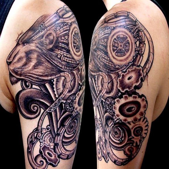 Share more than 74 tattoo mechanical design super hot  thtantai2