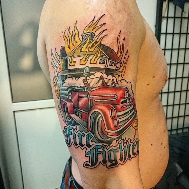 Update more than 75 traditional firefighter tattoo best  thtantai2