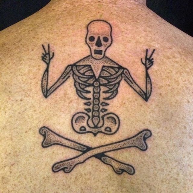 Skeleton at Prayer | Tattoo Ideas For Men & Women in 2024