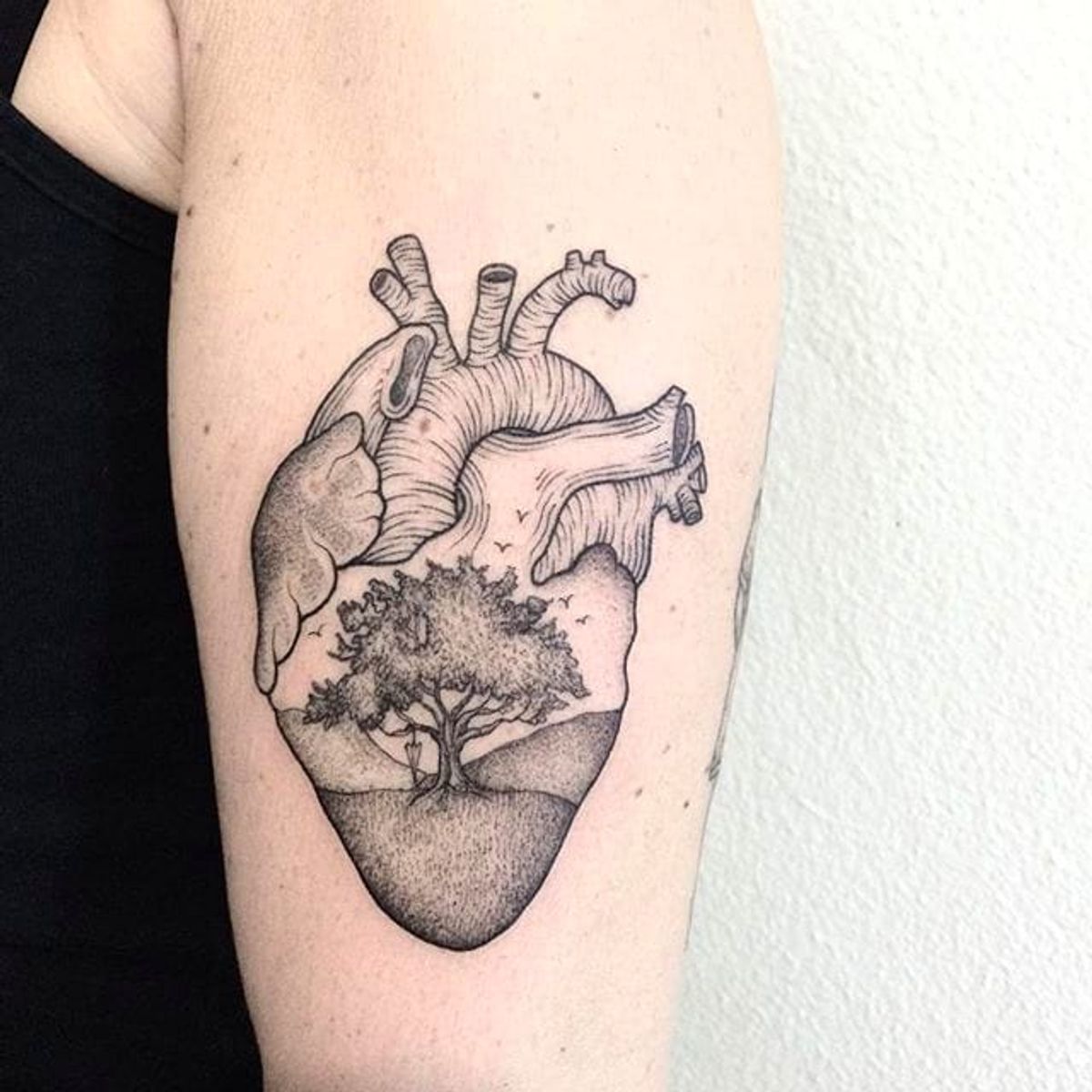 Tattoo uploaded by rcallejatattoo • Really cool heart tattoo by Anna ...