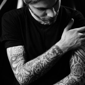 Ruslan Tsvetnov (IG—roosick), the tattoo artist. #RuslanTsvetnov #russian #traditional
