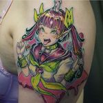 A tattoo of Galaxy Sailor Fuku by Hori Benny (IG—horibenny). #anime #BrianAshcraft #HoriBenny #Japanese #manga #Otaku #otatoo