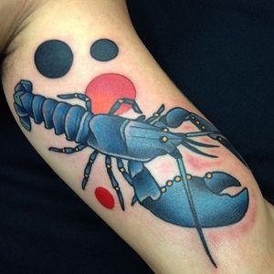 Lobster Tattoo by Arianna Seth #Lobster #crustacean #ocean #AriannaSeth