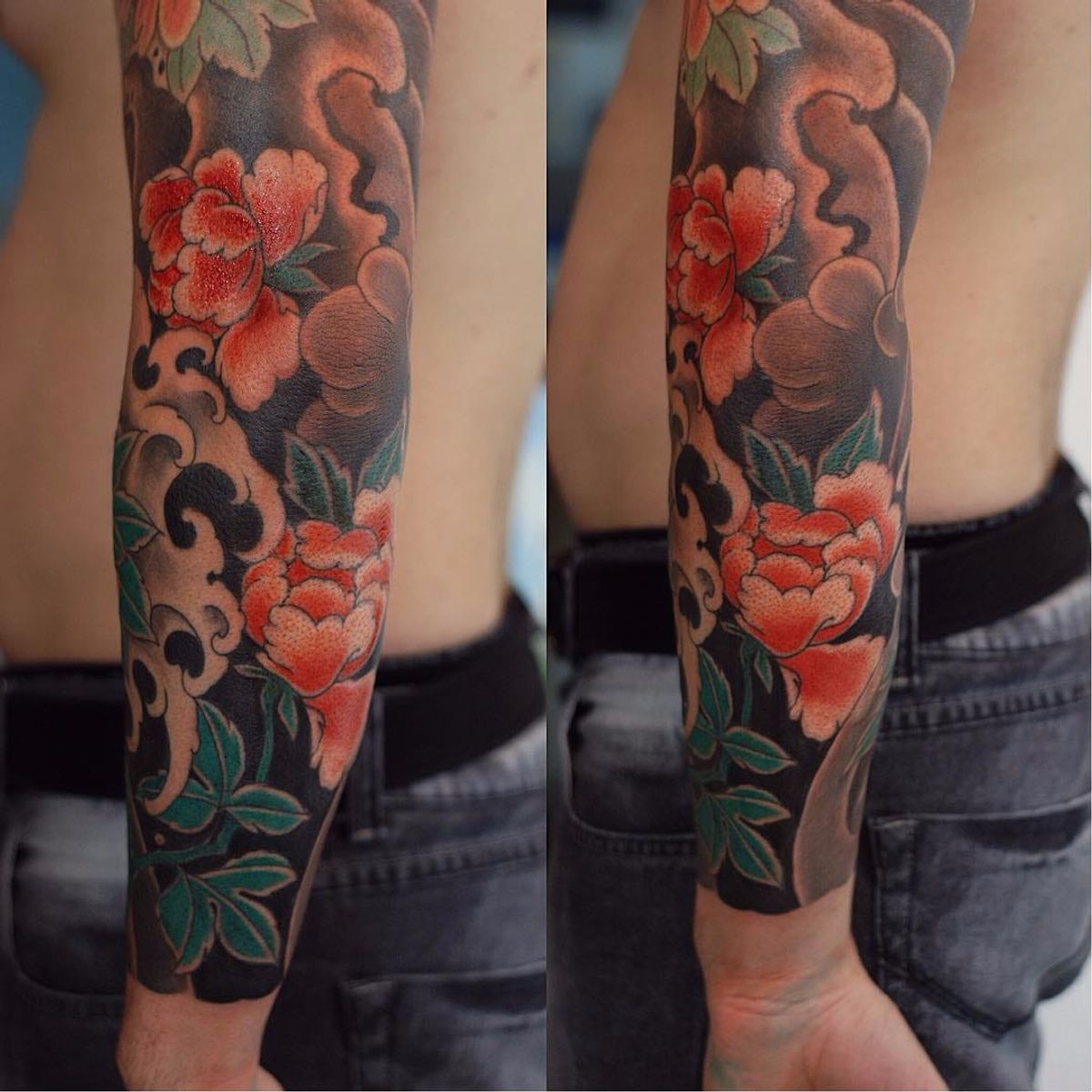 Tattoo uploaded by Tamy Antunes • Tradicional oriental de Pedro Lucente de  São Paulo. #peony #peonytattoo #peonyflower #Peonia #peonias #PedroLucente  • Tattoodo
