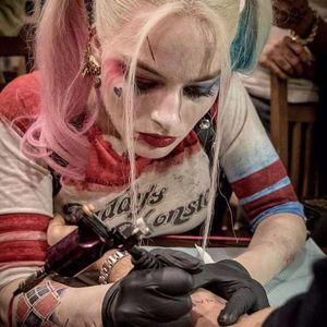 Margot Robbie (dressed up as Suicide Squad's Harley Quinn) has proven to be quite the fan of tattoos.