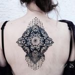 Mandala tattoo by Jessica Svartvit #geometric #mandala #JessicaSvartvit