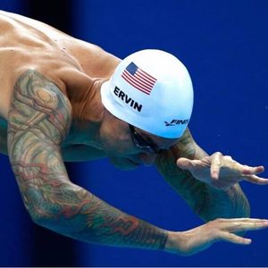 Anthony Ervin's sleeve tattoos #swimmer #olympics #rio #anthonyervin #sport via Google