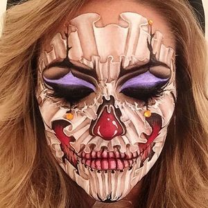 make-up and design by Vanessa Davis. (via IG—the_wigs_and_makeup_manager) #Makeup #Halloween #Beauty #MACMakeup #Art #MUA
