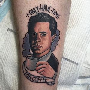 Agent Dale Cooper by Clare Clarity (via IG-clareclarity) #traditional #colorful #celebrity #portrait #ClareClarity