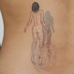 Contemplação #Doy #TattooistDoy #gringo #woman #mulher #girl #garota #sombra #shadow #naked #watercolor #aquarela #body #corpo