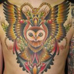 #owl #chestpiece #traditional #bird #animal