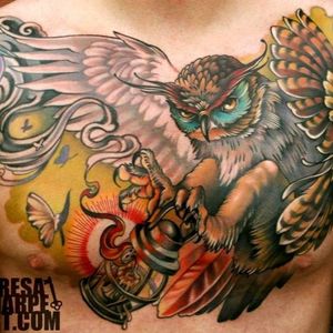 #owl #bird #animal #chestpiece