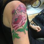 Peonies flowers today by Rob Hotte #solidgoldtattoo #elmont #peonies #peony #flower #flowers 