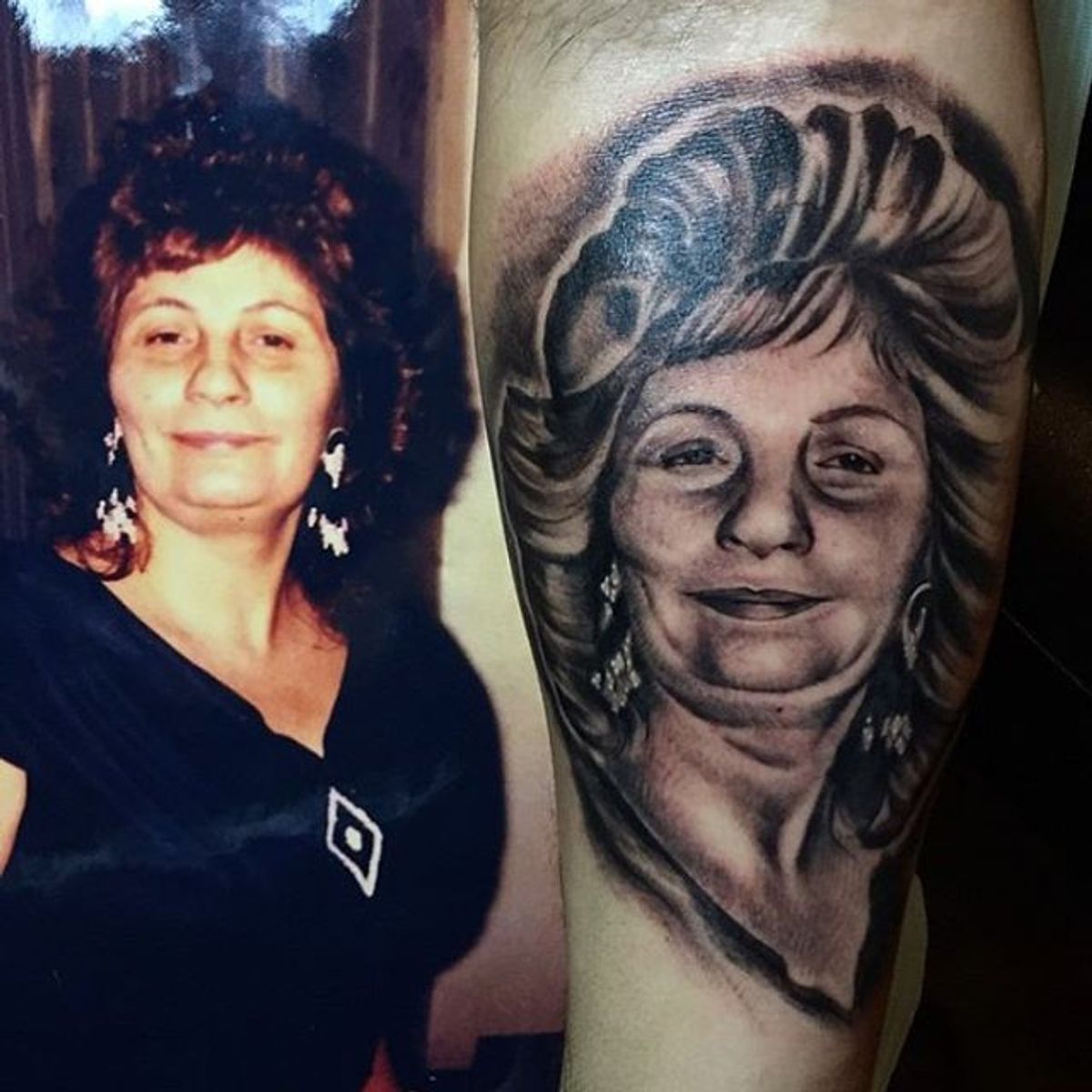 Tattoo uploaded by 9 Mag Tattoo • Clean portrait on the forearm done by