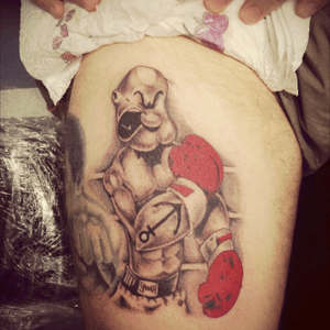 Done for my fight with cancer coz i kicked its ass #dreamtattoo #popeye 