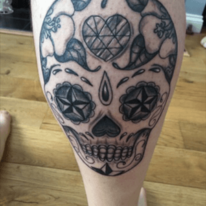 My Day Of The Dead Skull by Caitlin Esther Jones