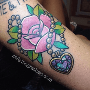 Pearl rose tattoo #Rose 