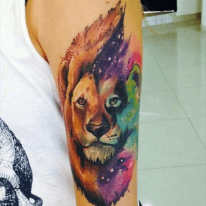 Want a skull like this lion#megandreamtattoo 