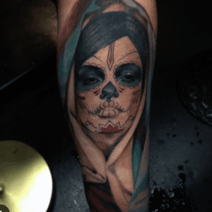 Day of dead tattoo