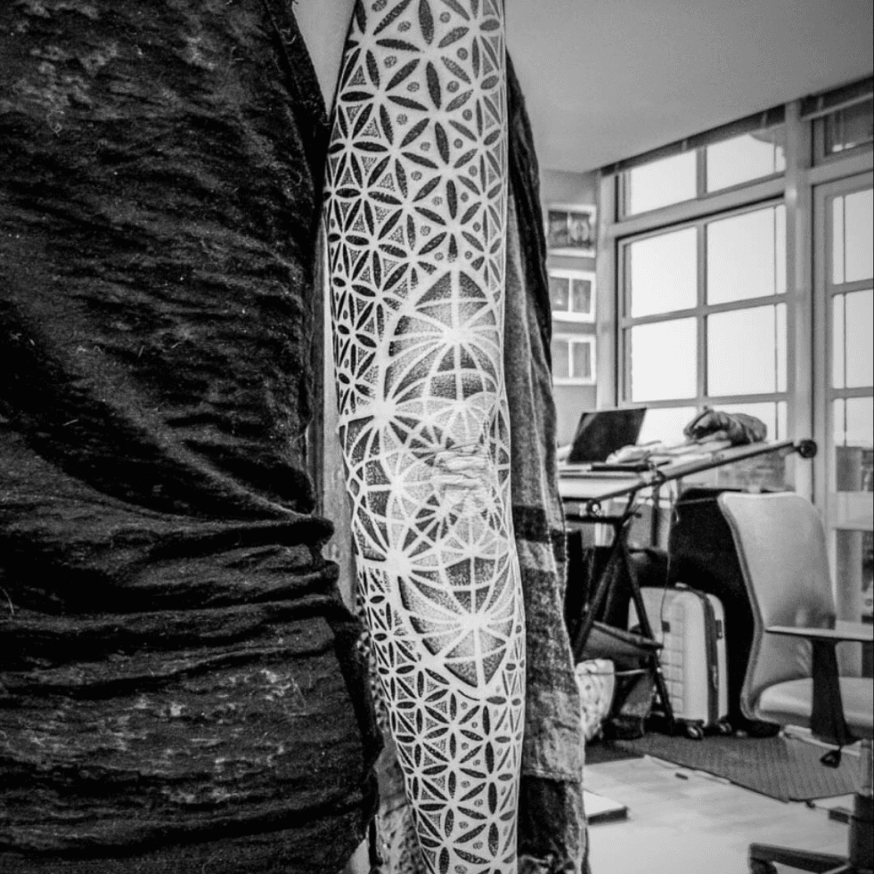 Flower of Life Sleeve in progress  Szymon Radzik Tattoo  Facebook