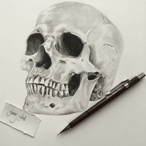 #pencil #skull