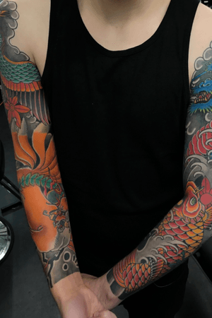 Healed thanks jim. #tattoo #Tattoodo #japanese #irezumi