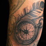 Tattoo by PeeWee Sinerco. #peewee #peeweesinerco #sinerco #westbury #tat #tats #tatts #tatted #tattoo #tattoos #tattedup #tattoist #tattooed #tattoooftheday #usa #inked #inkedup #ink #tattoooftheday #art #amazingink #longisland #larktattoo #larktattoos #larktattoowestbury #bodyart #tattooig #tattoososinstagram #instatats #compass #compasstattoo #feather #feathertattoo #blackandgraytattoo #blackandgreytattoo #bnginksociety #bng #bngsociety #bngtattoo #bngink #bngtattoos 