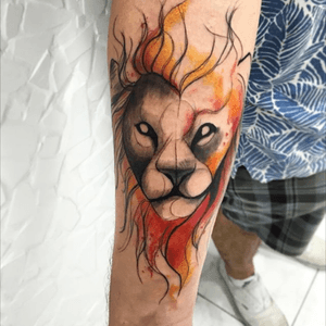 Tattooist Junior Lopes - Brazil #lion #leao #tattoozine
