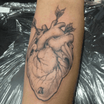 #heart #heart #hearttattoo #lines #black #tattoo