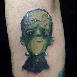 #frankeinstein #newschool tattoo done to a great friend ! 