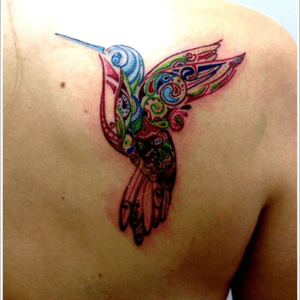 #hummingbird #hummingbirdtattoo    I would want this on my forearm #dreamtat #dreamtattoo. 