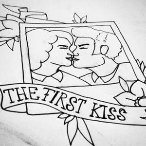 What life may have been like for my miscarried child and god son who passed away. #megandreamtattoo #memorialsleeve #firstkiss 