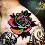 #ink #RoseTattoos #colorful #flowertattoo #flower #flowers #tattooflowers #tattooflower #rose #roses #rosestattoo #ColorfulTattoos #colorfulink #inkcolor #blackrosetattoo #blackrose #tattoos #chest #chestattoo  🌹🌹🌹🌹❤️💛💚💙💜