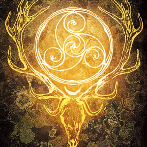 Was supposed to get only the horn on the back of my back/neck but never did #horn #celtic #artwork #deerhead 