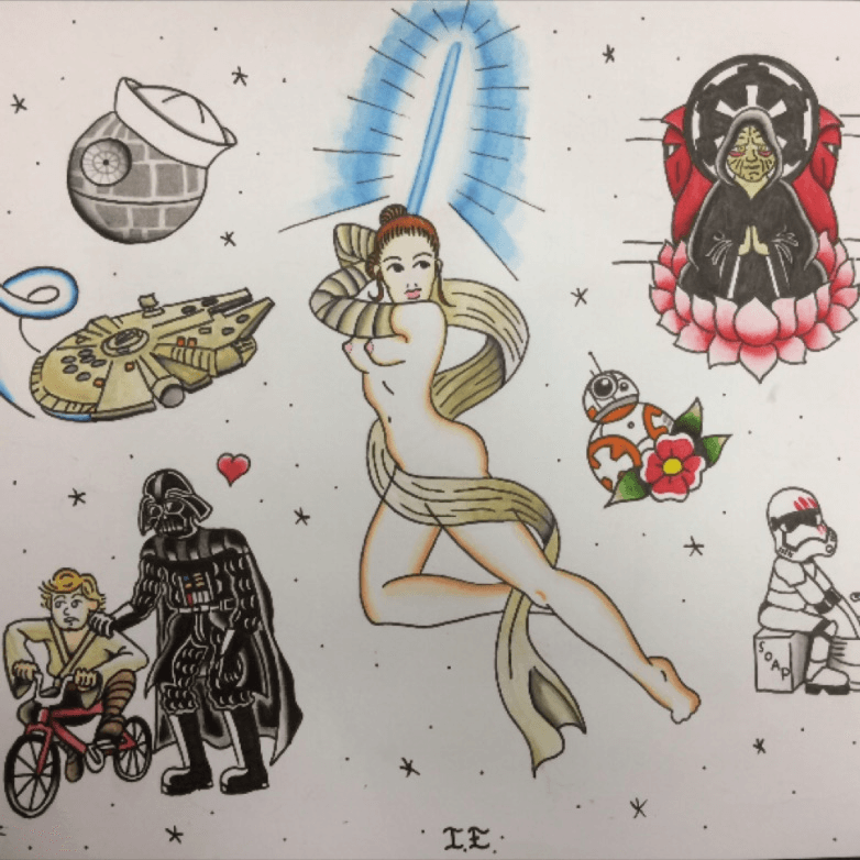 MAY 4TH FLASH SHEET  For all  Pacifink Tattoo Studio  Facebook