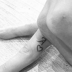 #heart #A #fineline #line #tattoo by #artist #FineLineTattoos @fine.line.tattoos 
