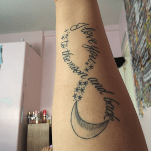 Matchin tattoo with mom & sisters 💗 #arm #matchingtattoos #cutetattoo #forever 