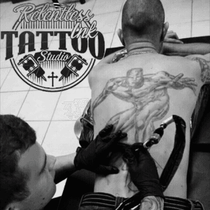 Busy with a fun backpiece#tattoo #backpiece #inked #fkirons #direkt2 #symbeosrotary #eikondevice #fusionink #lifestyle #tattooist #tattooartist #content
