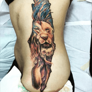 My most recent tattoo. Just got the finishing touches a week ago and waiting for it to fully heal before posting the finished piece. Great work by Steve Knerem at Focused Tattoos in Cleveland #israel #tattoo #lion #color #watercolor #TattooGirl 