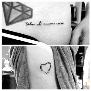 Nº159 Sólo el amor cura <3 #tattoo #lovequote #heart #love #amor #bylazlodasilva
