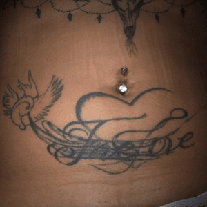 My half finished stomach tattoo i started 3 years ago