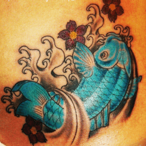 This was my first tattoo on my left hip near the pelvis. Made by Adrian Passiani.