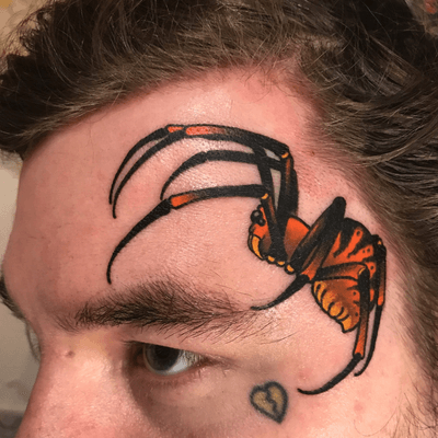 Spider face! #facetattoo #spider #tattoo #tattoodoambassador 