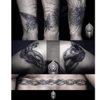 #blackwork#blackandgrey#woodcut#darktide#tattoo#beijing