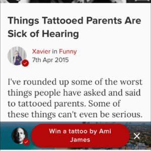 How can I win a tattoo by Ami James?! #amijames #tattoodo #win #tattoo @amijames 
