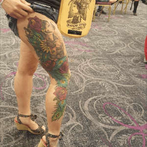 Took 2nd place in XL color at #villianarts KC Tattoo Expo #2016 