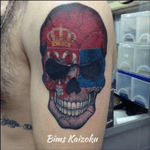 #bims #bimstattoo #bimskaizoku #bimskaizokutattoo #skull #colortattoo #serbia #flag #drapeau #blx #tag #tatoo #tatoué #tattooart #tatouage #tattooed #tattoolife #inked #yougo #paris #paname #french #france